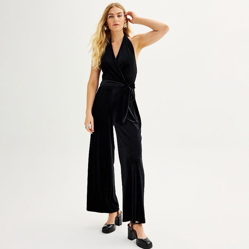 NWOT Nine West Halter Jumpsuit